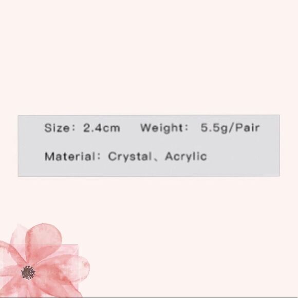 High-End Crystal and Iridescent Silver Pearl Earrings - Picture 3 of 3